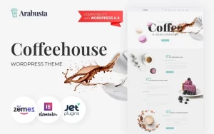 Arabusta - Coffeehouse WordPress Elementor Theme WordPress Theme