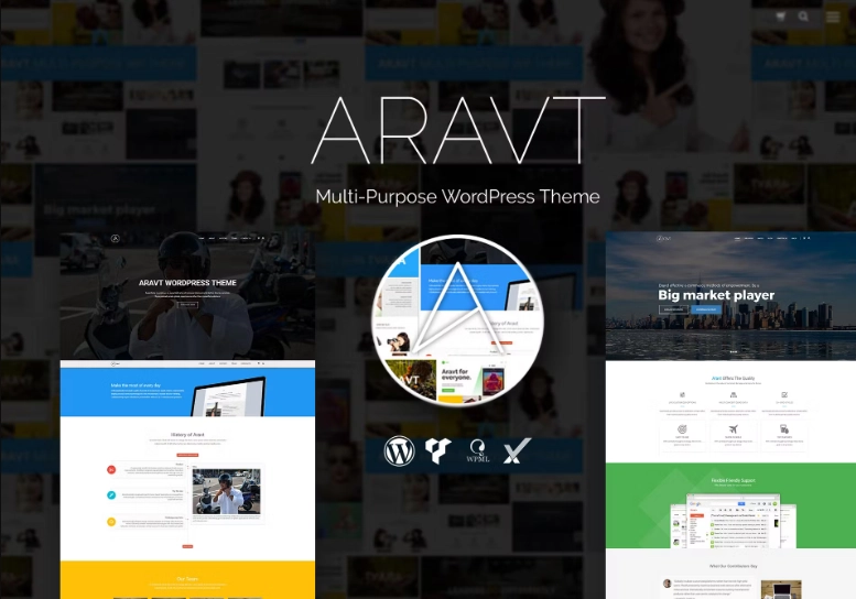 Aravt - Creative MultiPurpose WordPress Theme