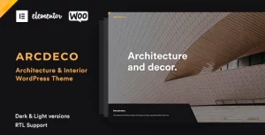 Arcdeco - Architecture Theme