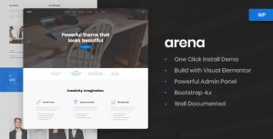 Arena - Business  Agency WordPress Theme