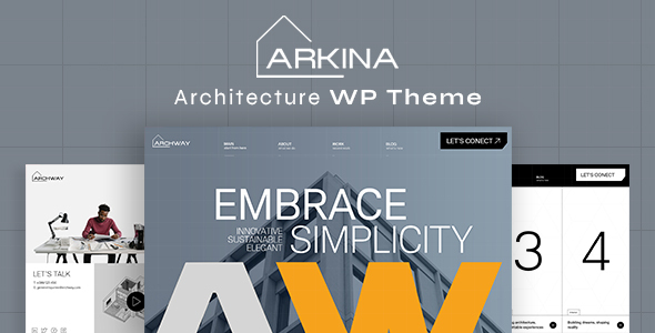 Arkina - Architecture WordPress Theme