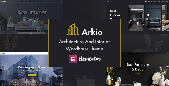 Arkio - Architecture  Interior WordPress Theme