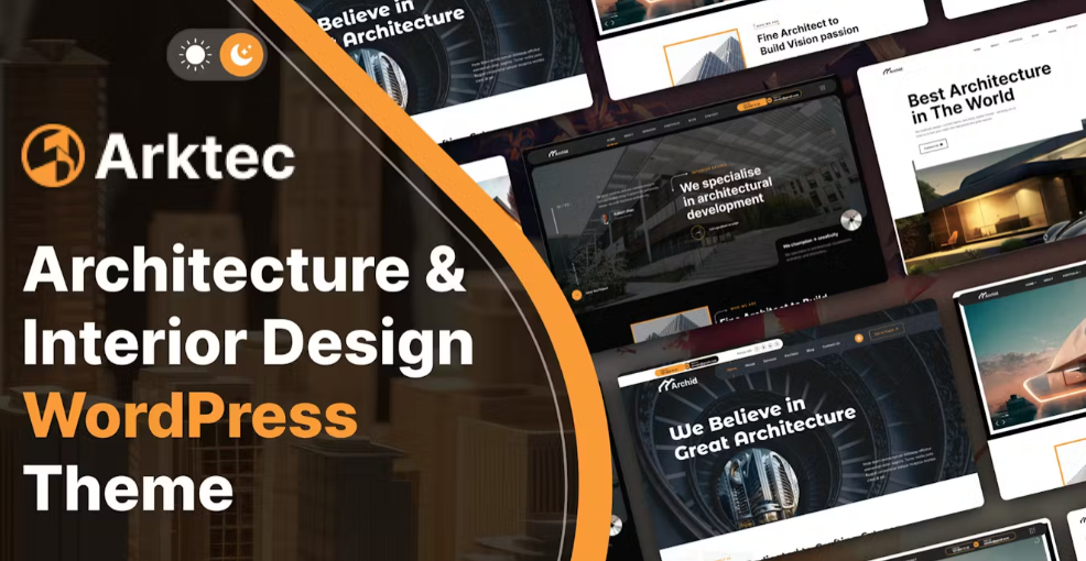 Arktec – Architecture  Interior WordPress Theme