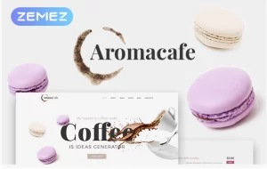 Aromacafe - Coffee Shop WordPress Elementor Theme