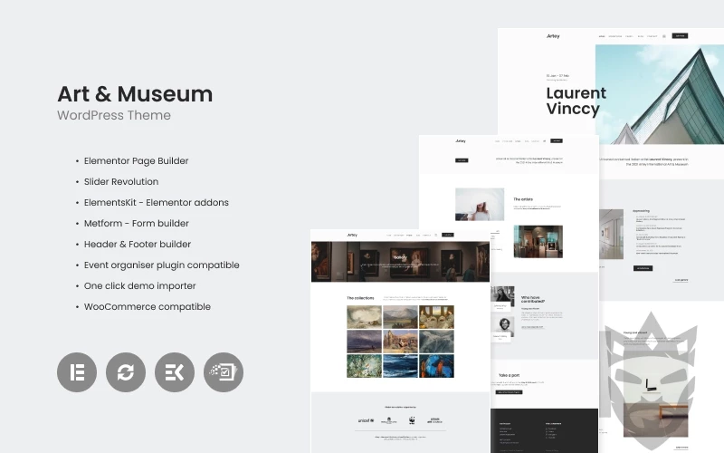 Artey - Art & Museum WordPress Theme