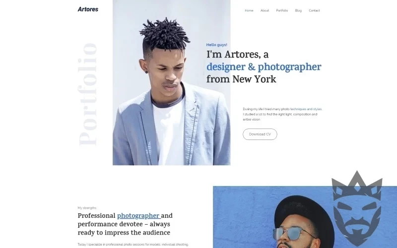 Artores - Personal WordPress Elementor Theme WordPress Theme