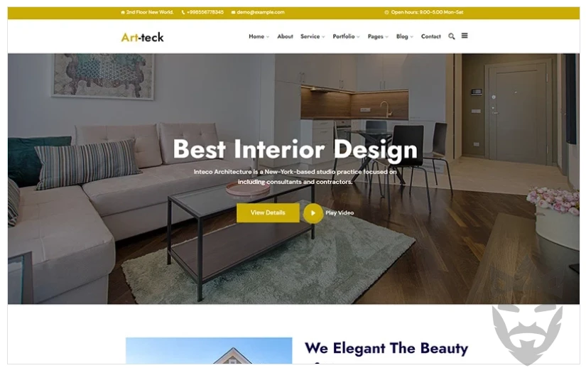 Artteck - Best Interior Design WordPress Theme