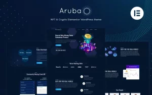 Aruba - Crypto & ICO Elementor WordPress Theme