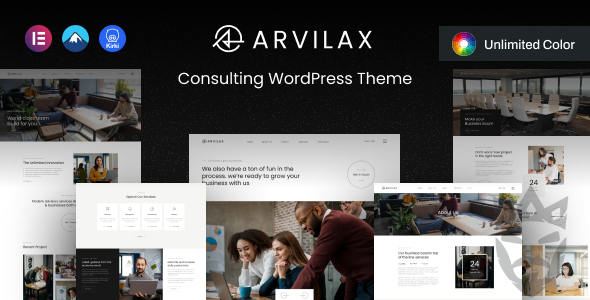 Arvilax - Business Consulting WordPress Theme