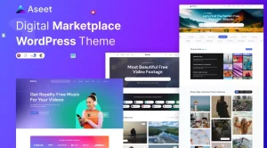 Aseet - Digital Marketplace WordPress Theme