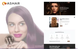 Ashar Hair Dresser Salon WooCommerce Theme WordPress Theme