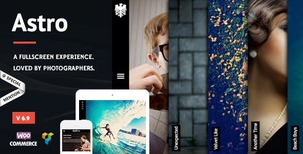 Astro - Photography WordPress Theme