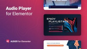 Audier – Audio Player with Controls Builder for Elementor