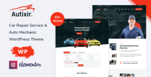 Autixir - Car Repair Service  Auto Mechanic WordPress Theme