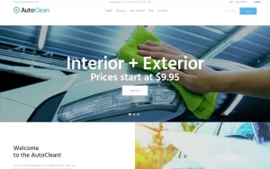 AutoClean - Car Wash & Car Repair WordPress Theme