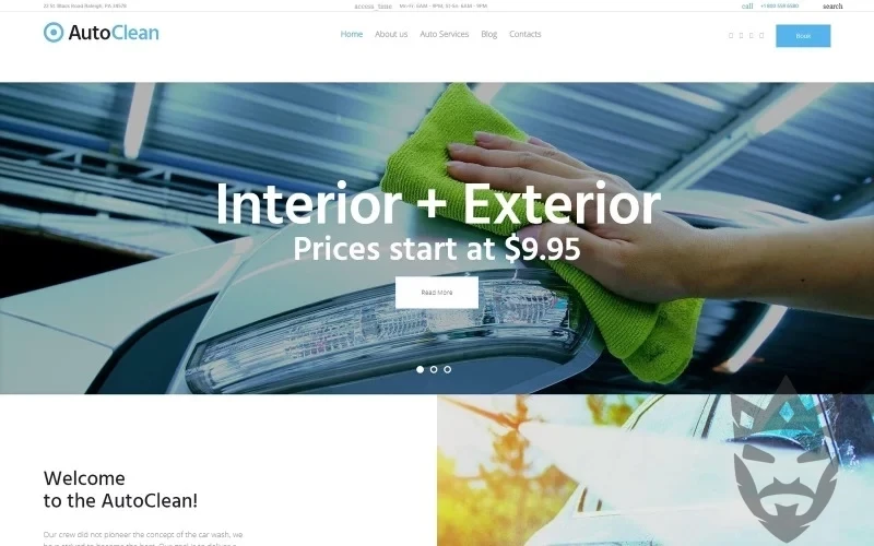 AutoClean - Car Wash & Car Repair WordPress Theme