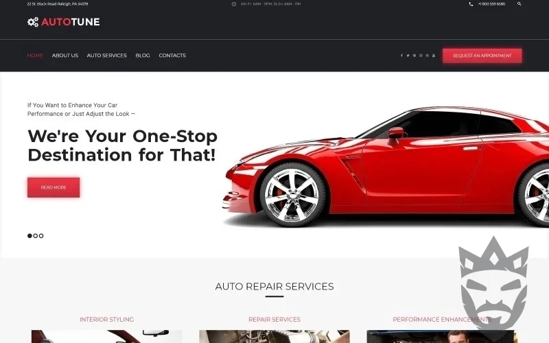 AutoTune - Car Tuning WordPress Theme