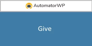 AutomatorWP Give