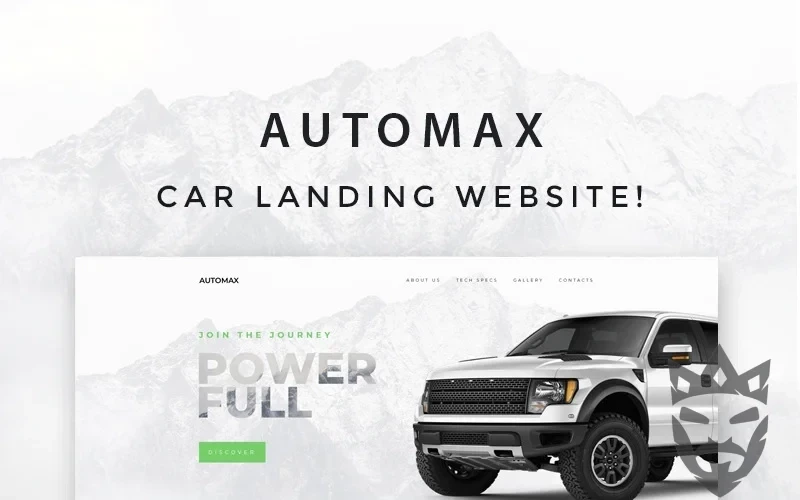 Automax - Car Landing Responsive WordPress Elementor Theme WordPress Theme