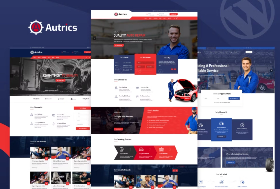 Autrics | Car Services and Auto Mechanic WordPress