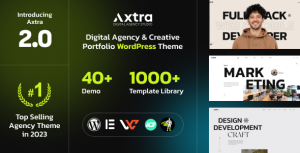 Axtra | Digital Agency Creative Portfolio Theme