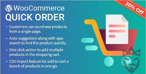 B2B Quick Order Plugin for WooCommerce