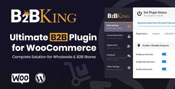 B2BKing - The Ultimate WooCommerce B2B  Wholesale Plugin