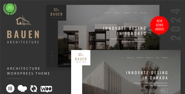 BAUEN - Architecture  Interior  Elementor WordPress Theme