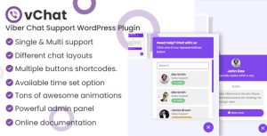 vChat - Viber Chat Support WordPress Plugin