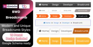 BWD Breadcrumb Addon For Elementor
