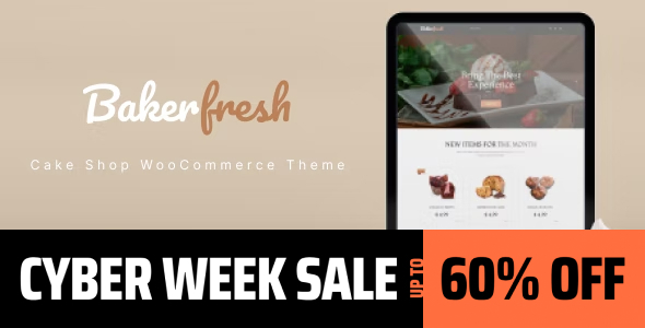 Bakerfresh - Cake Shop WooCommerce Theme