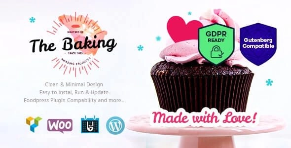 Bakery / Cake Shop / Cafe WordPress Theme