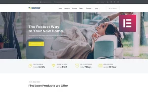 Balanceser - Financial Services WordPress Elementor Theme WordPress Theme