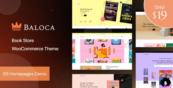 Baloca - Book Store WooCommerce Theme