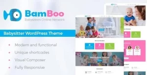 BamBoo - Child Care & Kids Babysitting Children WordPress Theme