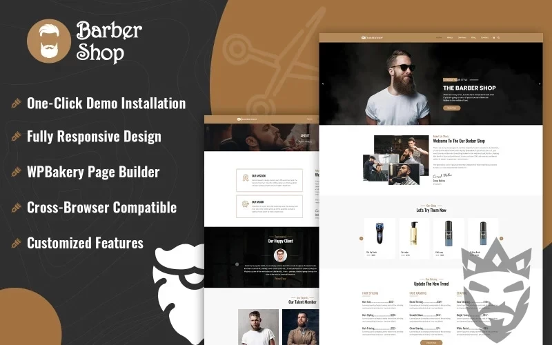 Barber Shop WordPress Theme