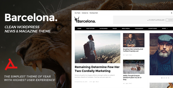 Barcelona. - Clean News  Magazine WordPress Theme