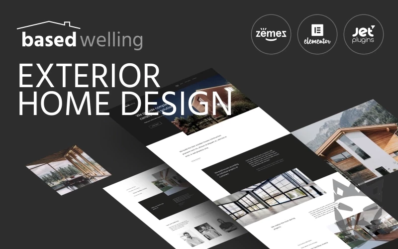 BasedWelling - Exterior Home design website for everyone WordPress Theme