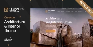 Bauwerk - Interior Design & Architecture WordPress Theme