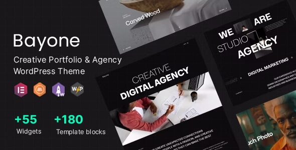 Bayone - Creative Agency  Portfolio WordPress Theme