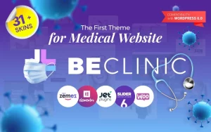 BeClinic - Multipurpose Medical Clean WordPress Theme