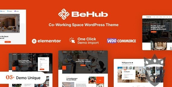 BeHub | Coworking Space WordPress Theme