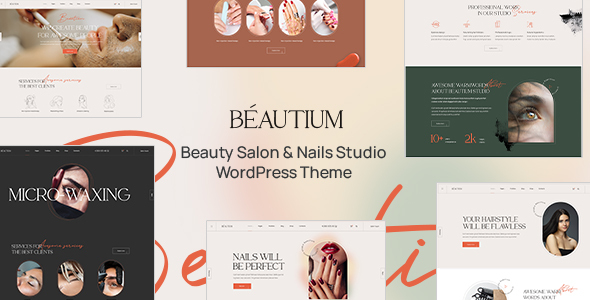 Beautium | Beauty Salon  Nails WordPress Theme