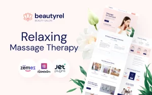 Beautyrel - Relaxing Massage Therapy WordPress Theme