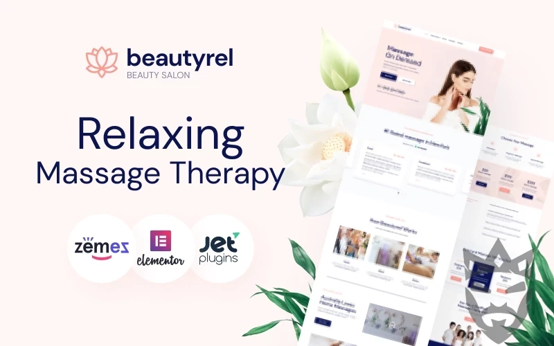 Beautyrel - Relaxing Massage Therapy WordPress Theme