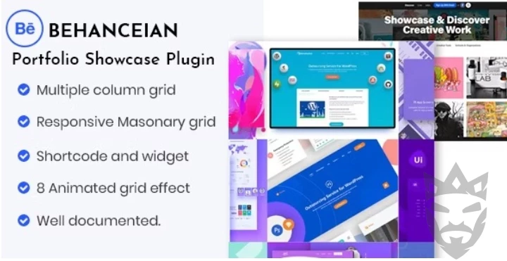 Behanceian - behance portfolio showcase plugin