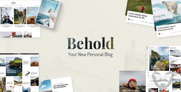 Behold - Personal Blog WordPress Theme