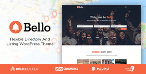 Bello - Directory  Listing WordPress Theme