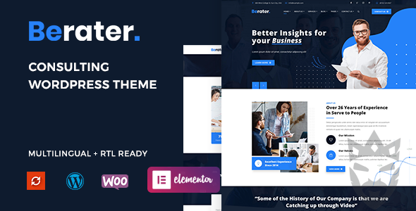 Berater - Consulting WordPress Theme