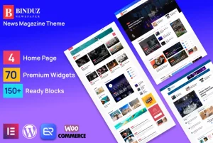 Binduz - WordPress News Magazine Theme